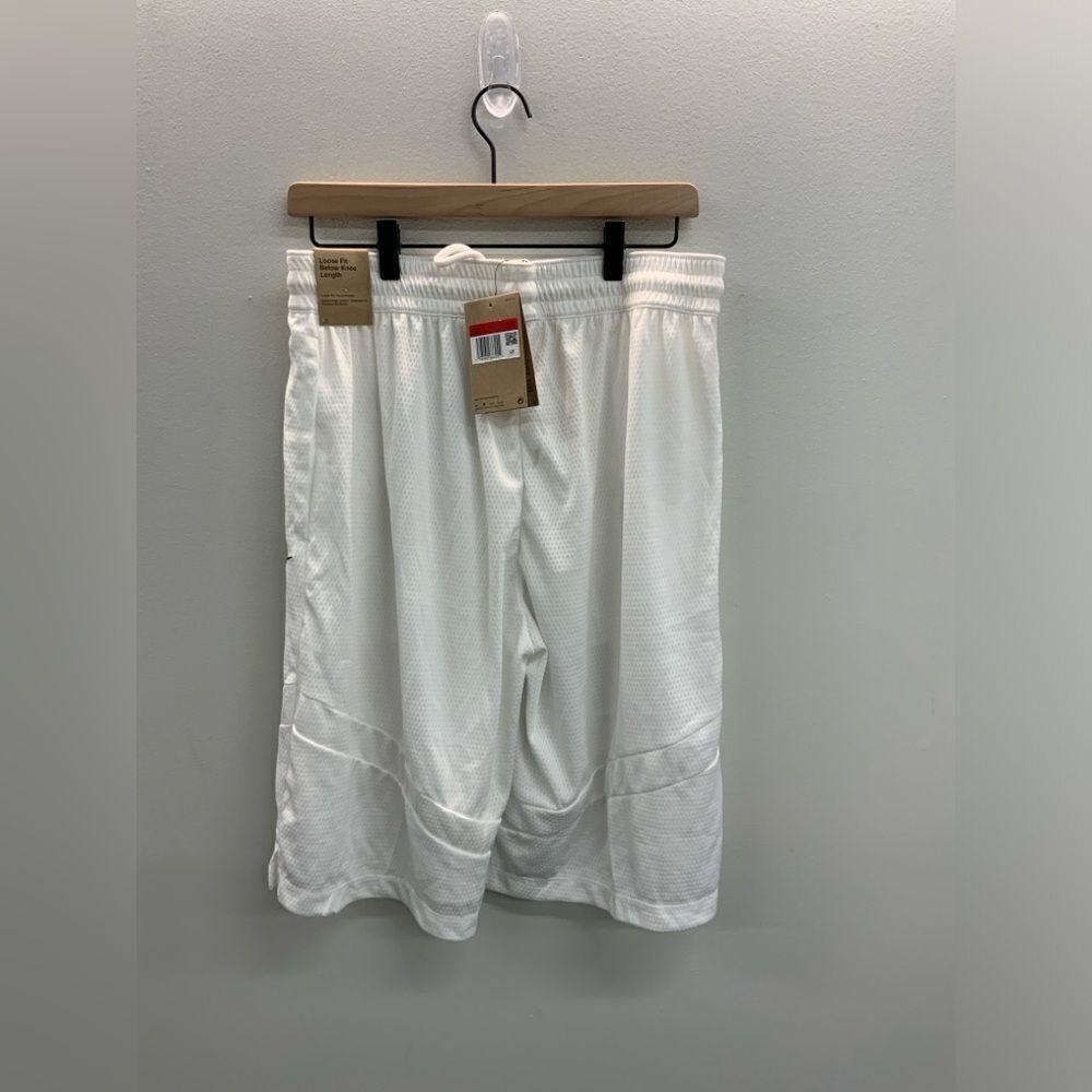 Nike Men’s Icon Shorts White Size Large